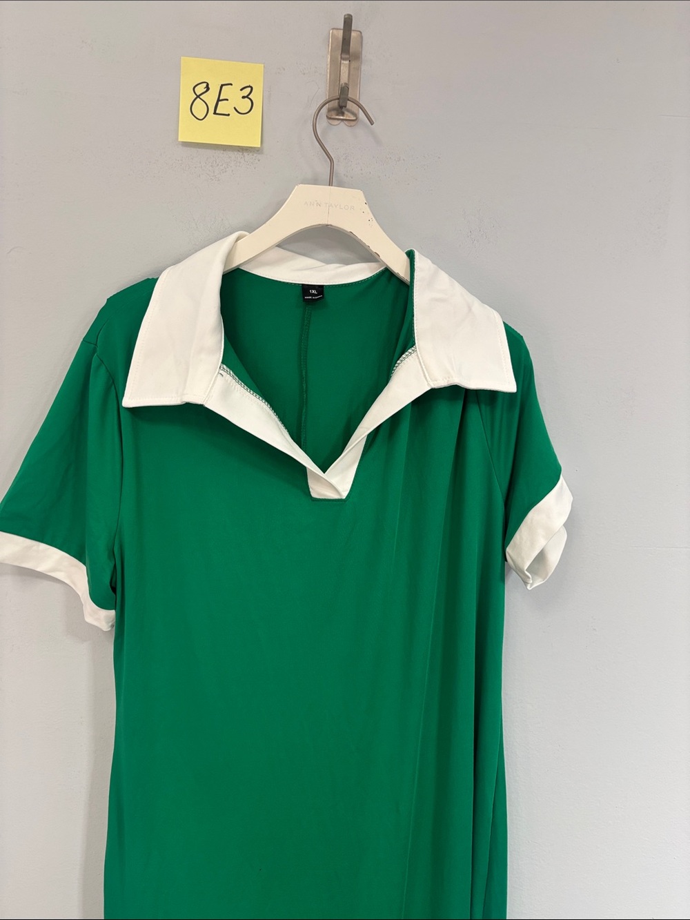 1XL green women’s dress - Picture 2 of 4